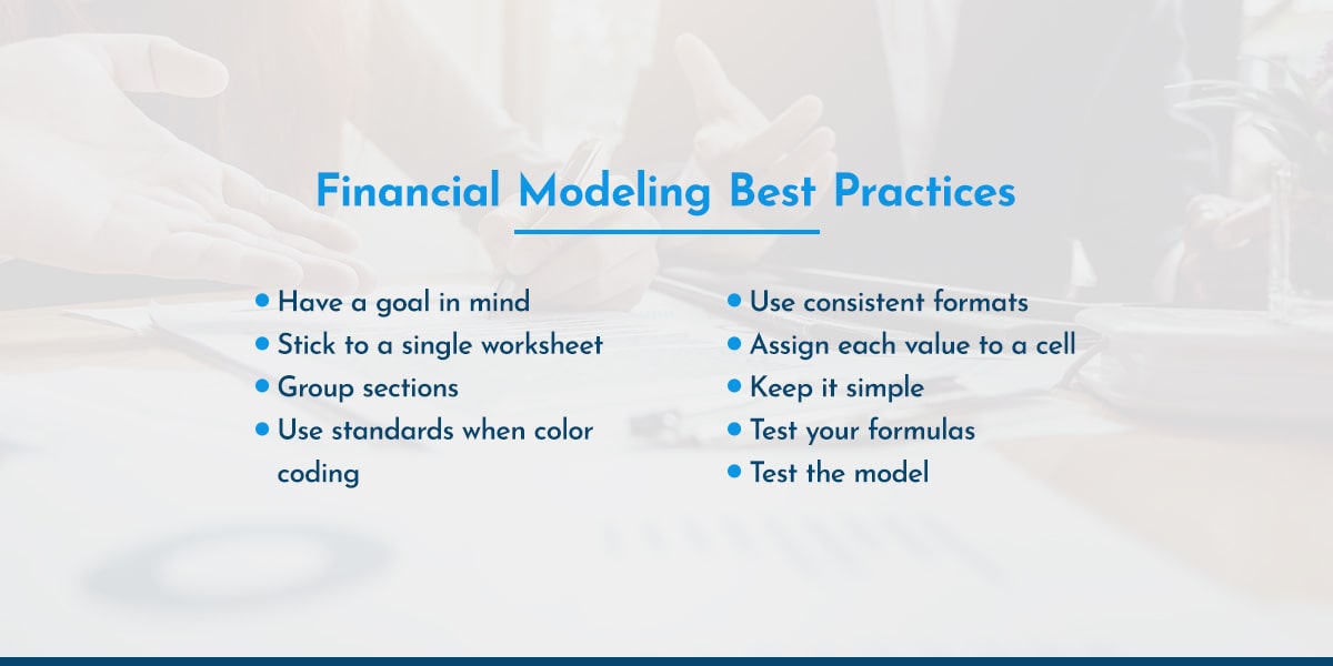 Financial Modeling Best Practices 